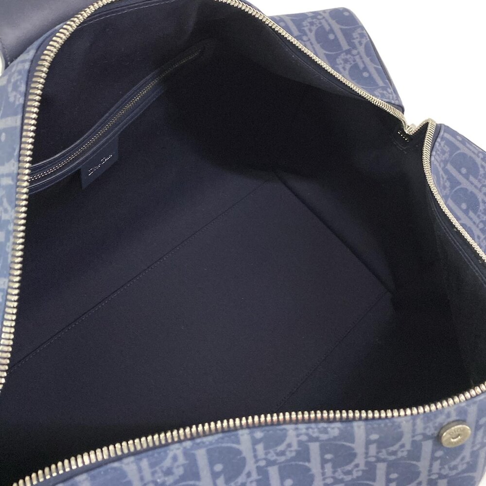 Christian Dior DIOR/ChristianDior Rango 50 Boston Bag Navy Dark Navy Multi - Picture 10 of 16